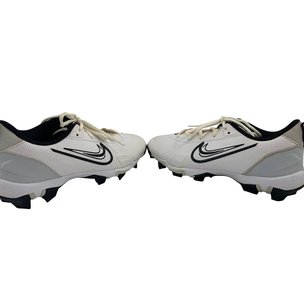 Nike TROUT FASTFLEX Low Baseball Cleats White Black Kids 6Y‎